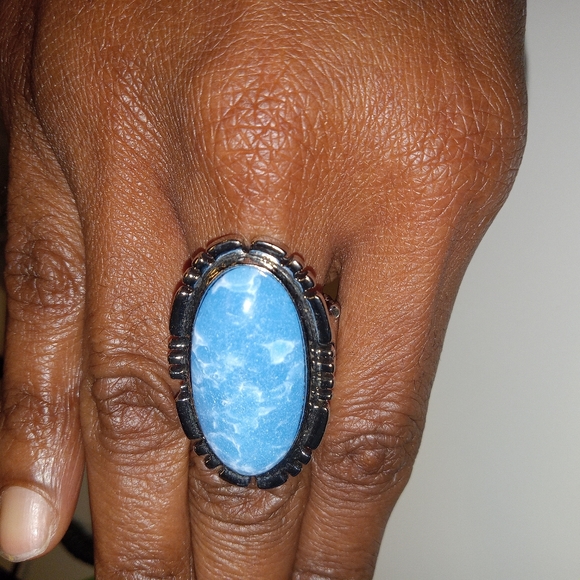 PEACEFULLY PIONEER BLUE RING - Picture 2 of 6